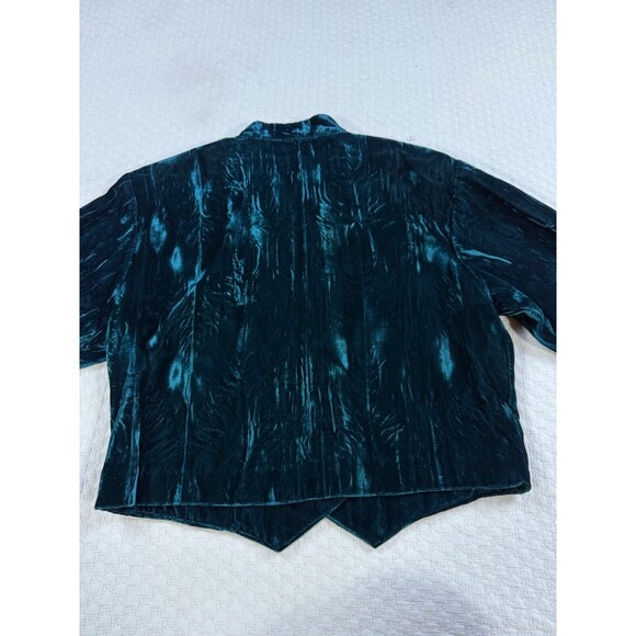 Vintage Miller Stockman Velvet Blouse Western‎ Bolero | Green | Size Medium - Picture 8 of 13